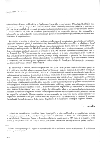 El capital social de Colombia