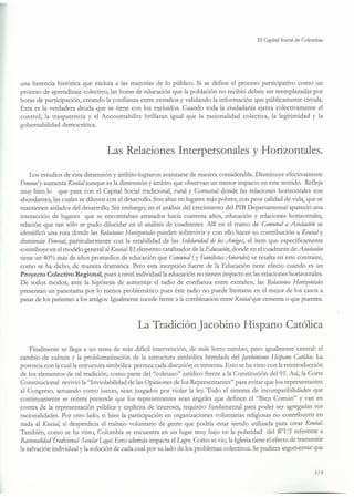 El capital social de Colombia