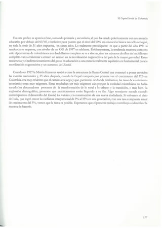 El capital social de Colombia