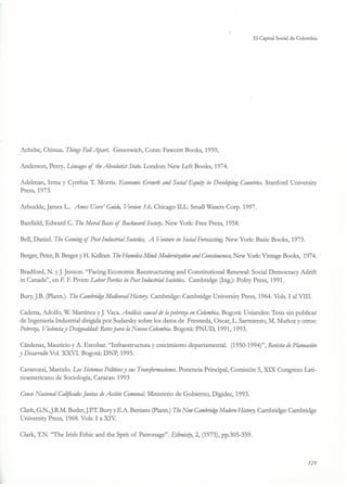 El capital social de Colombia