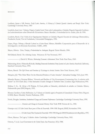 El capital social de Colombia