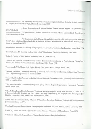 El capital social de Colombia