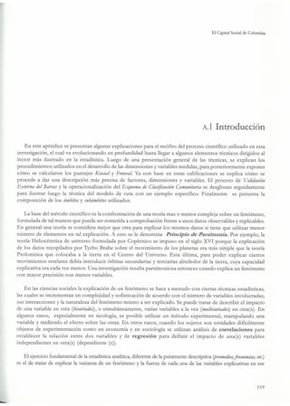 El capital social de Colombia