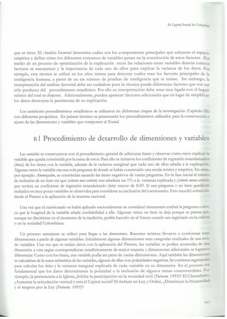 El capital social de Colombia