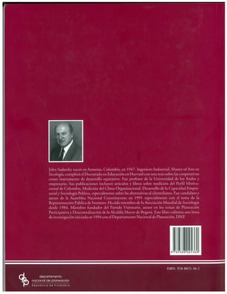 El capital social de Colombia