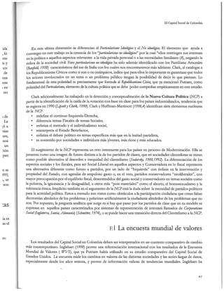 El capital social de Colombia