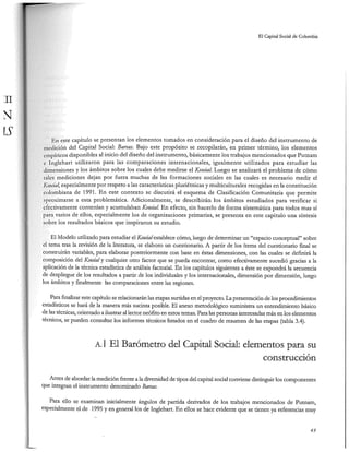 El capital social de Colombia