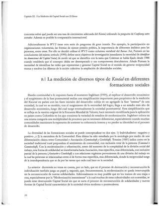 El capital social de Colombia