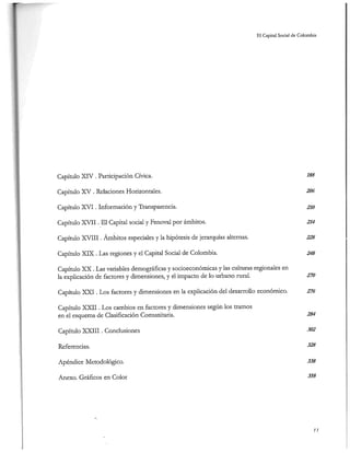 El capital social de Colombia