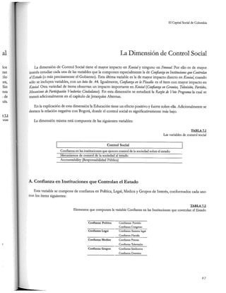 El capital social de Colombia