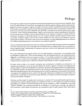 El capital social de Colombia