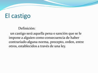 El castigo y su efectividad | PPTX