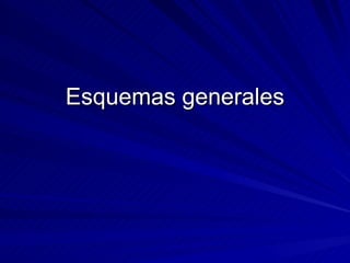 Esquemas generales 