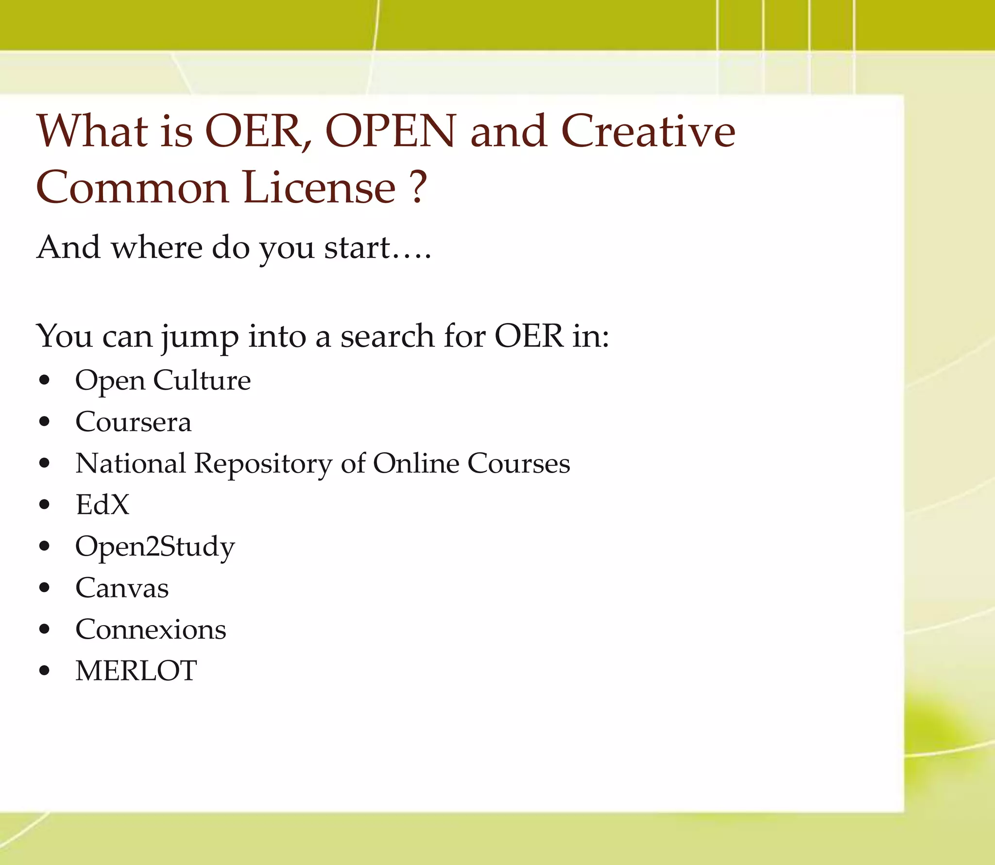 And then came the Website…..
As the website was built, more and more colleges, were
peeking and willing to share. Amazingly, there were five
different versions of EIC 130, meeting the same common
course numbering competencies, published as OER.
• Instructors and institutions began to see similarities and
differences and began contacting each other/other
institutions for resources. That contact started a intrastate
collaboration on course development, leading to several
exemplary course that are now being used system wide.
COETC OER Index
www.cccscoetc.weebly.com
 