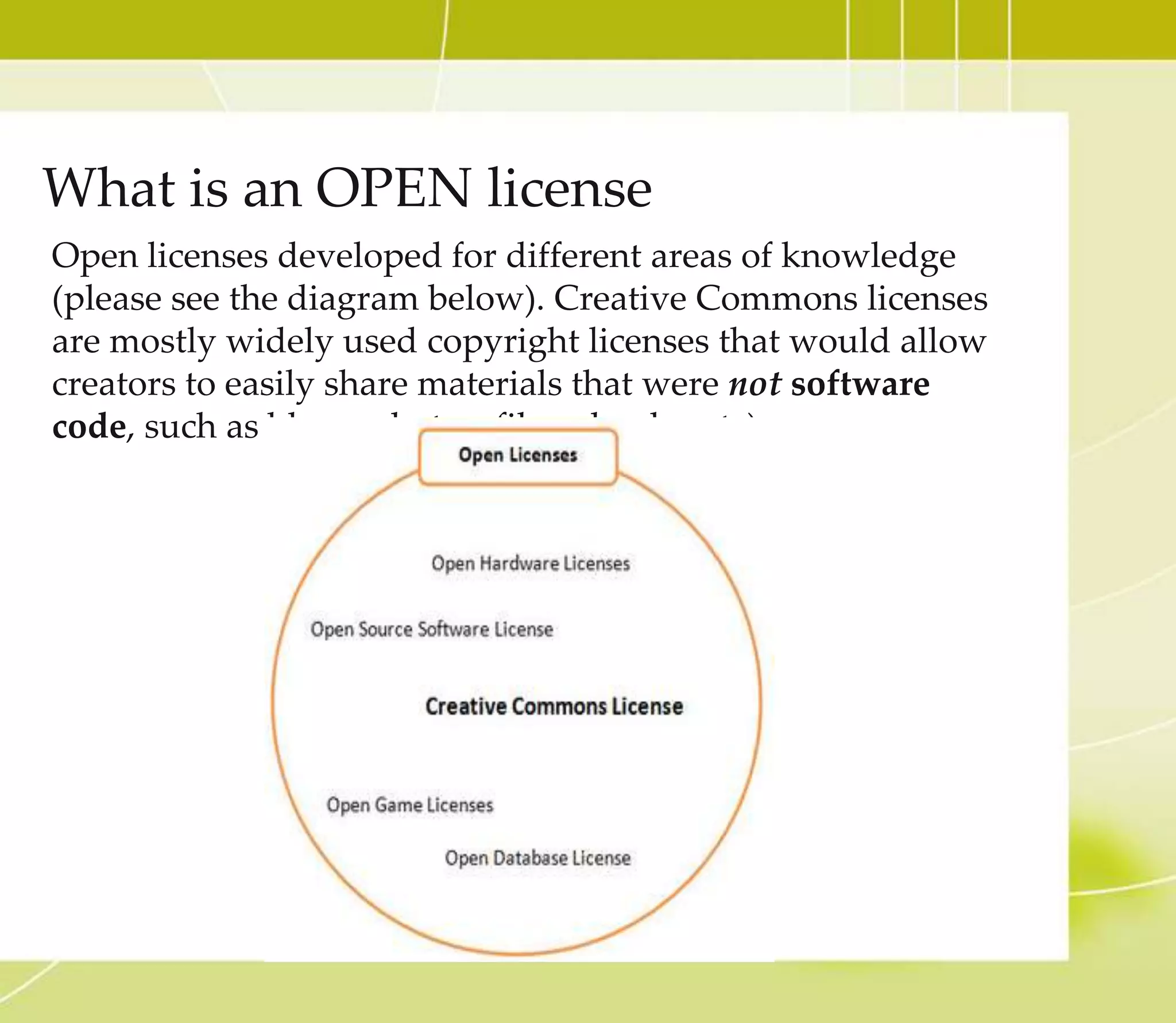 General Benefits continued….
15
 Faculty success
 Avoid “reinventing the wheel”
 More clarity and/or certainty regarding reuse of
materials
 Content is compiled and edited by the
instructor
 Student success
 Better quality and easier access
 Better informed decisions in choosing the right
courses and preparing for class
 Digital OER textbooks are condensed
 