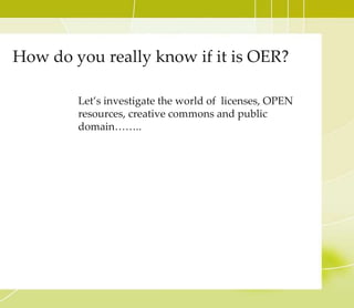 Types of Courses in OER
1
Oil and Gas Technology
• ENY101 Introduction to Energy
Technologies
• GIS101 Introduction to Global
Information Systems
• NRE214 Environmental Issues
& Ethics
• PRO120 Process Technology I:
Equipment
PRO250 Oil and Gas Production
I
PSY150 Environmental
Psychology
Solar Energy
• EIC225 Programmable Controllers
• ELT106 Fundamentals of DC/AC
• ELT112 Advanced DC/ACPRO110
Safety, Health, and Environment
• PRO120 Process Tech 1-
Equipment 1
• PRO130 Instrumentation I
• PRO131 Instrumentation II
• PRO240 Industrial
Troubleshooting
 
