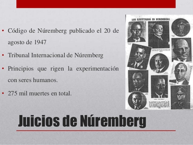 El código de núremberg