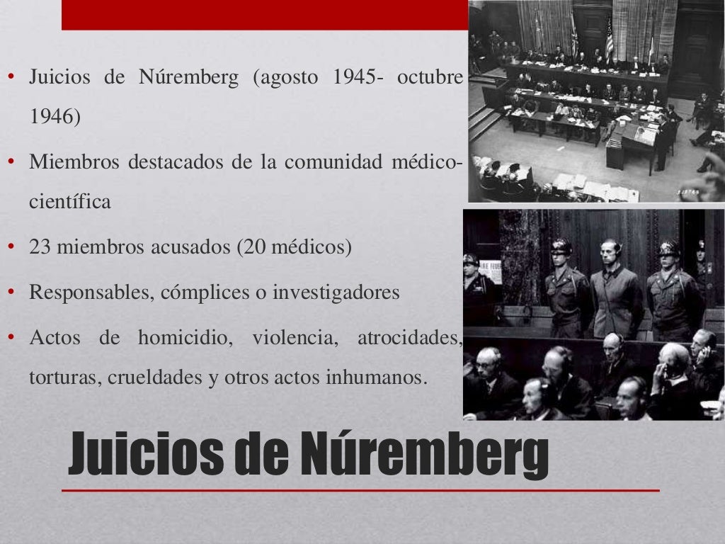 El código de núremberg