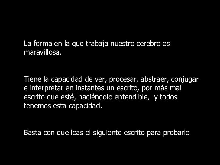 Somos Capaces De Leer Palabras Mal Escritas