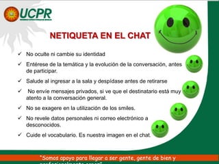 CARACTERÍSTICASComunicación sincrónica.