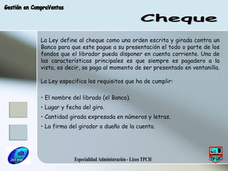 El cheque | PPT