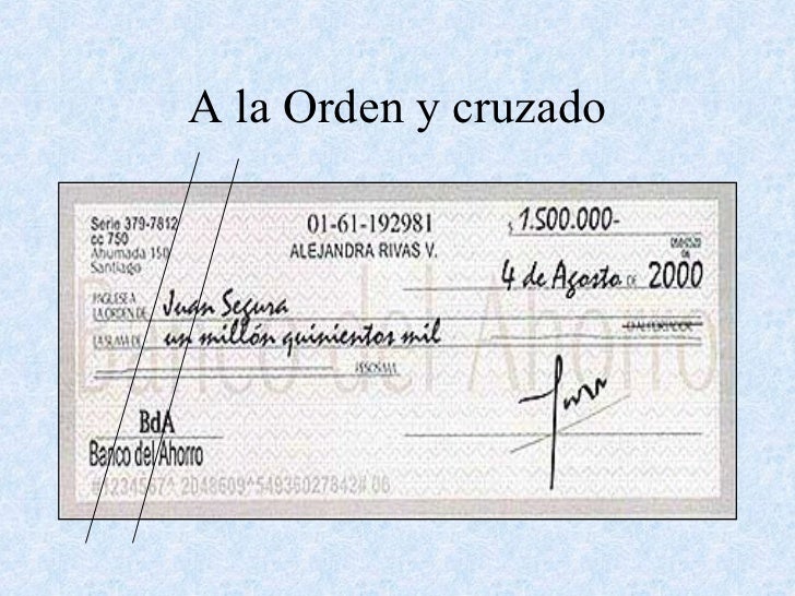 Ingresar Un Cheque Nominativo En La Cuenta Del Titular El cheque