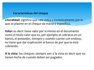 Que Significa Cheque EL CHEQUE..pptx