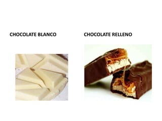 CHOCOLATE BLANCOCHOCOLATE RELLENO