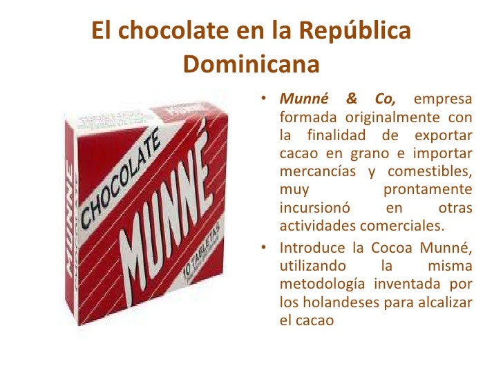 El Chocolate En La República Dominicana Para Blog