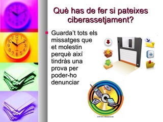 Què has de fer si pateixes ciberassetjament? Guarda’t tots els missatges que et molestin perquè així tindràs una prova per poder-ho denunciar 