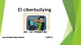El ciberbullying

Juan Esteban Mata Murillo

12/02/14

 