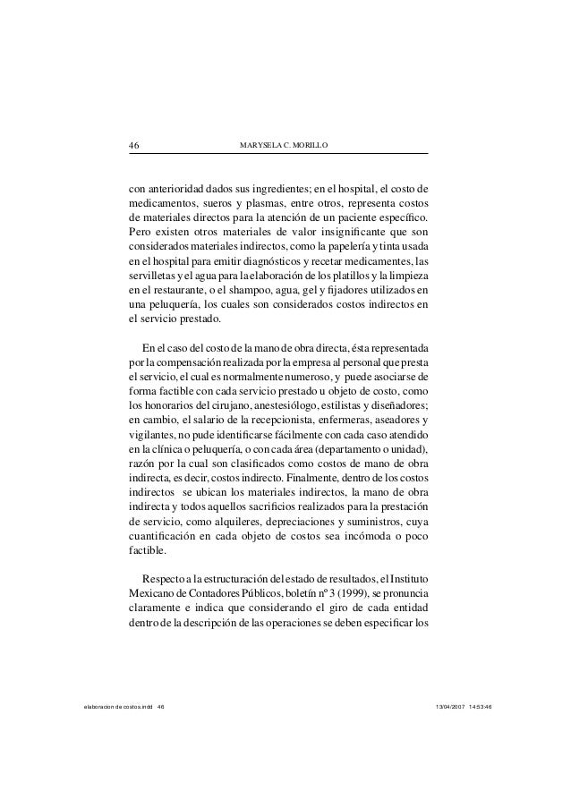 El ciclo de la contabilidad de costos