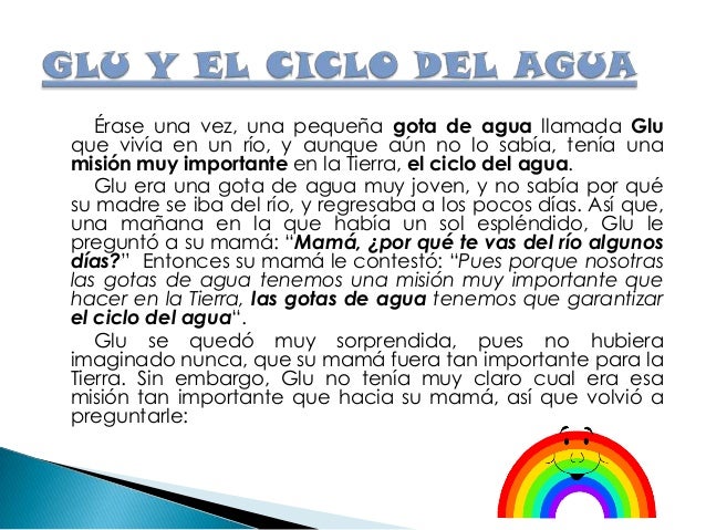 El ciclo del agua