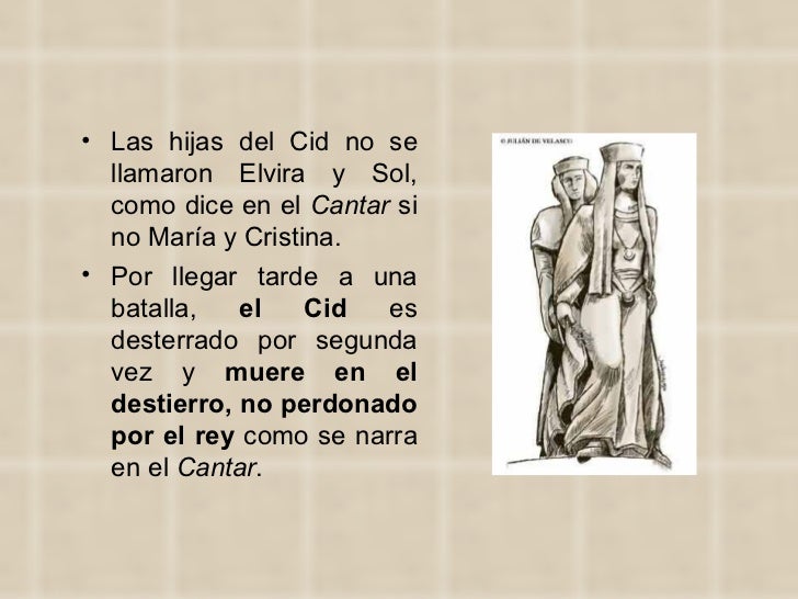 El Cid personaje histórico y literario. Grupo 3