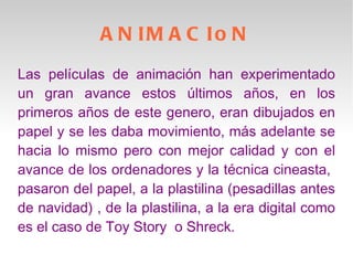 ACCIÓN El cine de acción se ha desarrollado a lo largo de las dos últimas décadas, habiendo en los 80's un Boom de películas de acción basada en los super héroes  (como la trilogía de Batman) llegando a ser en la actualidad, uno de los géneros que más filmes produce.   