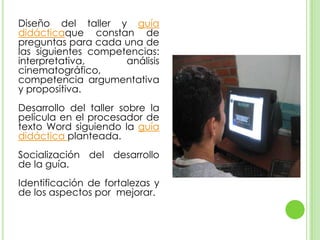 Expresar su punto de vista sobre las implicaciones sociales, culturales e ideológicas  de los sucesos planteados en “MATRIX”.