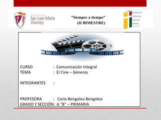 El cine y sus generos | PPT