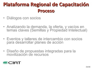 Hacia una plataforma de intercambio y aprendizaje