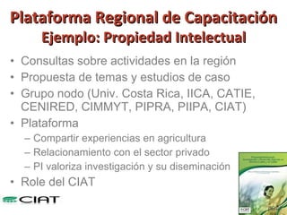 Hacia una plataforma de intercambio y aprendizaje