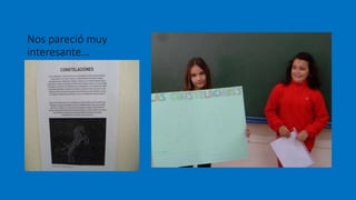 Nos pareció muy
interesante…
 