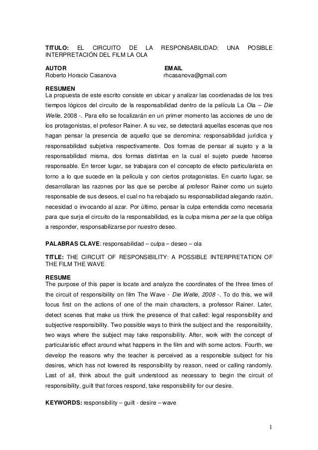 Película La Ola Preguntas Y Respuestas