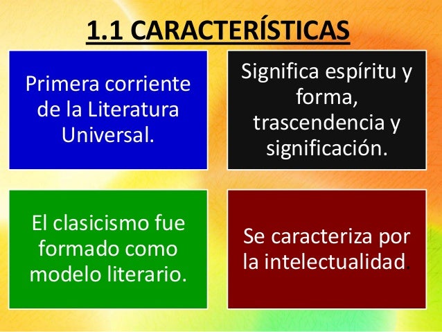 El clasicismo