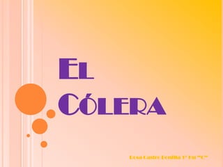 El Cólera Rosa Castro Bonilla 1º Hu “C” 