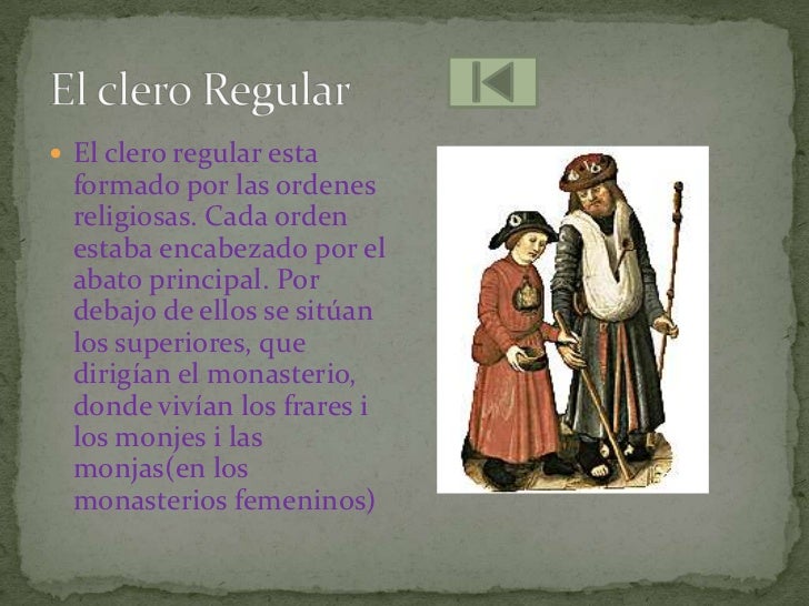 El Clero En La Edad Media