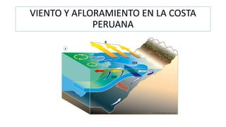 VIENTO Y AFLORAMIENTO EN LA COSTA
PERUANA
 