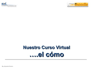 Nuestro Curso Virtual … .el cómo Mg. Alexander Romero 