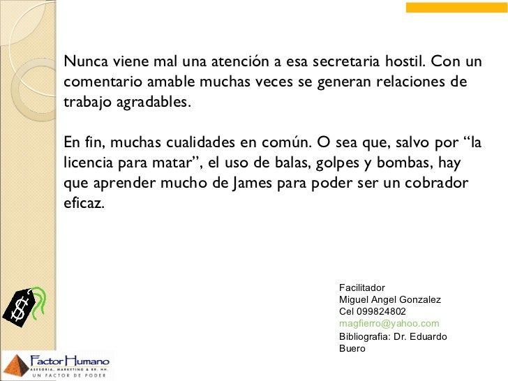 Seminario: "Cómo lograr una cobranza exitosa"
