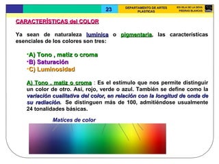 El Color 3º ESO | PPT