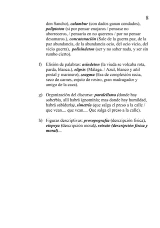 EL COMENTARIO LITERARIO - ESQUEMA PRÁCTICO