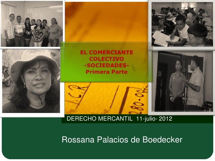 El comerciante colectivo (sociedades mercantiles parte i)